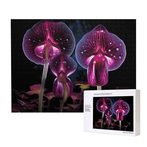 Phayah Insektenfressende Blumen-Puzzles für Erwachsene, 500 Teile, Heimdekoration, Geburtstagsparty für Männer und Frauen, 50 x 38 cm Phayah Insektenfressende Blumen-Puzzles für Erwachsene, 500 Teile, Heimdekoration, Geburtstagsparty für Männer und Frauen, 50 x 38 cm von PHAYAH