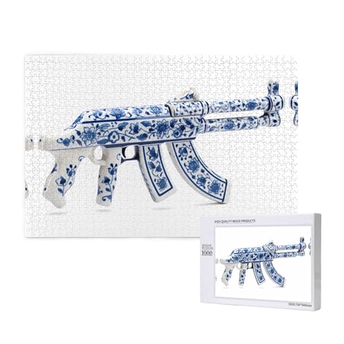 Phayah Keramik-Puzzles für Erwachsene, 1000 Teile, Heimdekoration, Geburtstagsparty, für Männer und Frauen, 29,5 x 50 cm Phayah Keramik-Puzzles für Erwachsene, 1000 Teile, Heimdekoration, Geburtstagsparty, für Männer und Frauen, 29,5 x 50 cm von PHAYAH