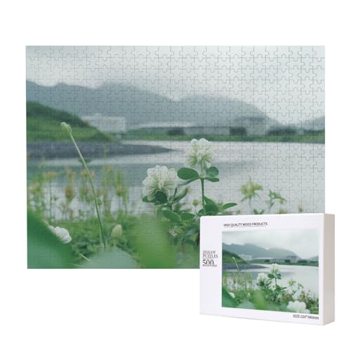 Phayah Kleeblüten-Puzzles für Erwachsene, 500 Teile, Kinderspielzeug, Intelligenzentwicklungsspielzeug, 20,4 x 38,1 cm Phayah Kleeblüten-Puzzles für Erwachsene, 500 Teile, Kinderspielzeug, Intelligenzentwicklungsspielzeug, 20,4 x 38,1 cm von PHAYAH