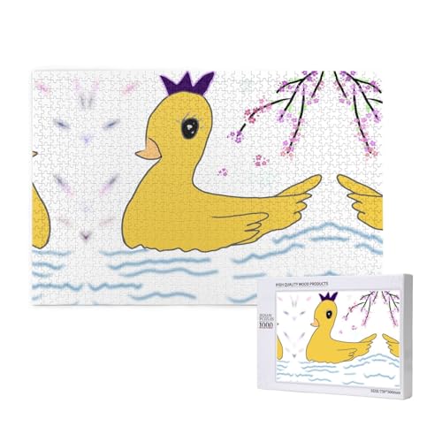 Phayah Kleine gelbe Ente Puzzles für Erwachsene 1000 Teile Kinder Intelligenz Entwicklungsspielzeug 29,5 x 19,7 Phayah Kleine gelbe Ente Puzzles für Erwachsene 1000 Teile Kinder Intelligenz Entwicklungsspielzeug 29,5 x 19,7 von PHAYAH