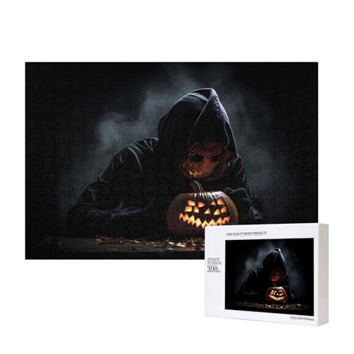 Phayah Kürbislampe, geheime Puzzles, 300 Teile, für Puzzle, Holzpuzzle für Familie, Freunde, Heimdekoration, Wandkunst, 39 x 28 cm Phayah Kürbislampe, geheime Puzzles, 300 Teile, für Puzzle, Holzpuzzle für Familie, Freunde, Heimdekoration, Wandkunst, 39 x 28 cm von PHAYAH