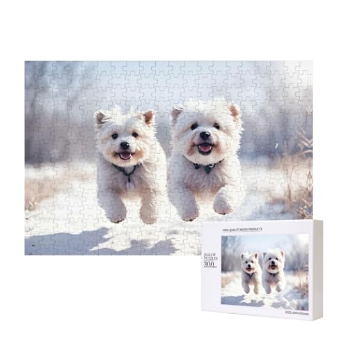 Phayah Laufwelpen-Puzzle, 300 Teile, für Puzzle, Holzpuzzle für Familie, Freunde, Heimdekoration, Wandkunst, 39 x 27 cm Phayah Laufwelpen-Puzzle, 300 Teile, für Puzzle, Holzpuzzle für Familie, Freunde, Heimdekoration, Wandkunst, 39 x 27 cm von PHAYAH