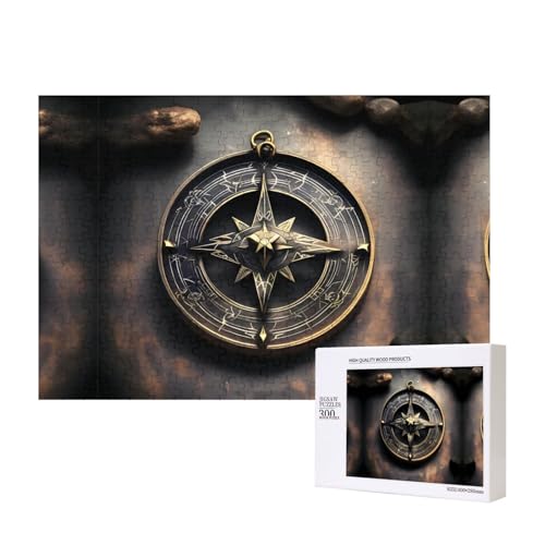 Phayah Magical Design Norse Runen Kompass Puzzles 300 Teile für Puzzle Holzpuzzle für Familie Freund Home Decor Wandkunst 15,7 x 27,9 cm Phayah Magical Design Norse Runen Kompass Puzzles 300 Teile für Puzzle Holzpuzzle für Familie Freund Home Decor Wandkunst 15,7 x 27,9 cm von PHAYAH