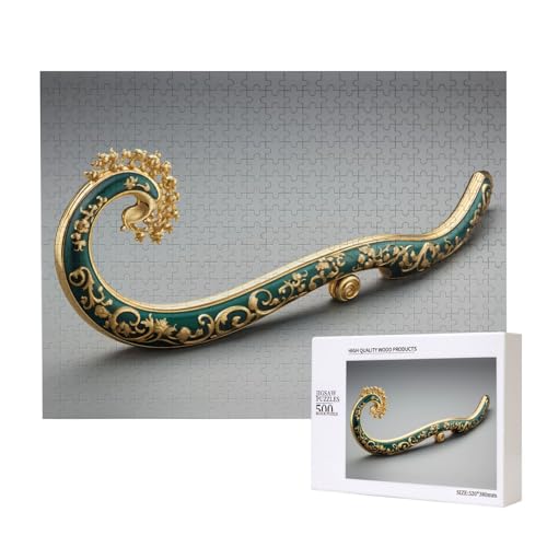 Phayah Metallornament-Puzzles für Erwachsene, 500 Teile, Heimdekoration, Geburtstagsparty für Männer und Frauen, 50 x 38 cm Phayah Metallornament-Puzzles für Erwachsene, 500 Teile, Heimdekoration, Geburtstagsparty für Männer und Frauen, 50 x 38 cm von PHAYAH