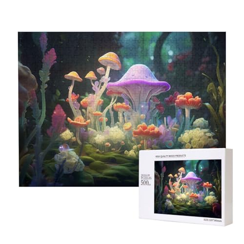 Phayah Mikroskopische Pilz-Puzzles für Erwachsene, 500 Teile, Heimdekoration, Geburtstagsparty für Männer und Frauen, 50,4 x 38,1 cm Phayah Mikroskopische Pilz-Puzzles für Erwachsene, 500 Teile, Heimdekoration, Geburtstagsparty für Männer und Frauen, 50,4 x 38,1 cm von PHAYAH