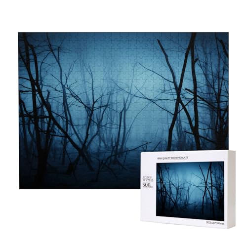Phayah Misty Woods Puzzle für Erwachsene, 500 Teile, Heimdekoration, Geburtstagsparty für Männer und Frauen, 50 x 38 cm Phayah Misty Woods Puzzle für Erwachsene, 500 Teile, Heimdekoration, Geburtstagsparty für Männer und Frauen, 50 x 38 cm von PHAYAH