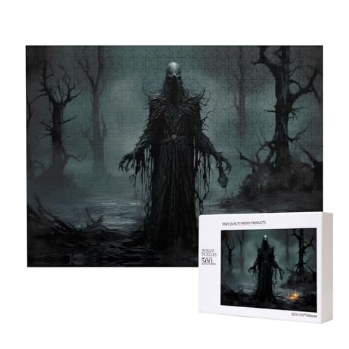 Phayah Monster im Wald Puzzle für Erwachsene, 500 Teile, Heimdekoration, Geburtstagsparty für Männer und Frauen, 50 x 38 cm von PHAYAH