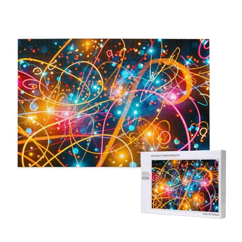Phayah Musik-Symbol-Linien-Puzzle für Erwachsene, 1000 Teile, Heimdekoration, Geburtstagsparty für Männer und Frauen, 75 x 50 cm Phayah Musik-Symbol-Linien-Puzzle für Erwachsene, 1000 Teile, Heimdekoration, Geburtstagsparty für Männer und Frauen, 75 x 50 cm von PHAYAH