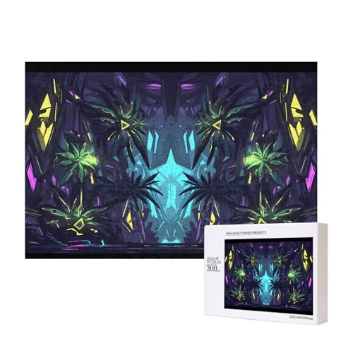 Phayah Mysterious Magic Forest Puzzle für Erwachsene, 300 Teile, Heimdekoration, Geburtstagsparty für Männer und Frauen, 15,7 x 27,9 cm Phayah Mysterious Magic Forest Puzzle für Erwachsene, 300 Teile, Heimdekoration, Geburtstagsparty für Männer und Frauen, 15,7 x 27,9 cm von PHAYAH