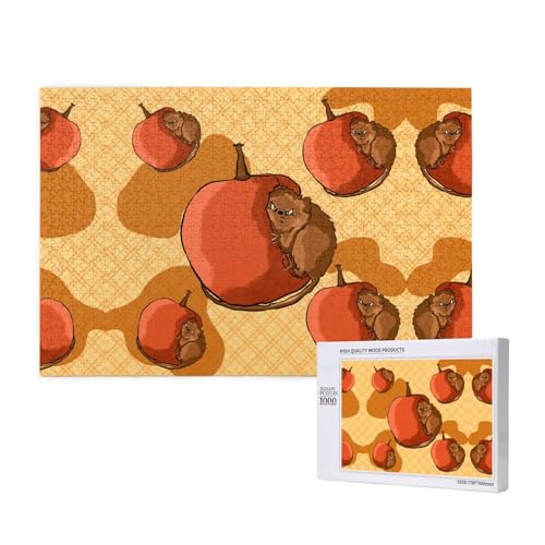 Phayah Niedliche kleine Hamsterpuzzles für Erwachsene 1000 Teile Kinder Intelligenz Entwicklungsspielzeug 29,5 x 19,7 Phayah Niedliche kleine Hamsterpuzzles für Erwachsene 1000 Teile Kinder Intelligenz Entwicklungsspielzeug 29,5 x 19,7 von PHAYAH