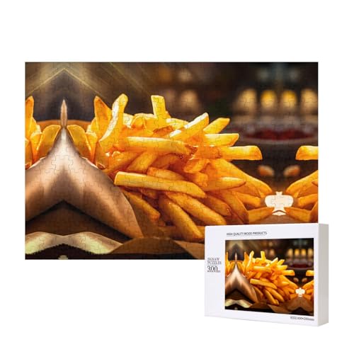 Phayah Pommes-Puzzle, 300 Teile für Puzzle, Holzpuzzle für Familie, Freunde, Heimdekoration, Wandkunst, 39 x 27 cm Phayah Pommes-Puzzle, 300 Teile für Puzzle, Holzpuzzle für Familie, Freunde, Heimdekoration, Wandkunst, 39 x 27 cm von PHAYAH