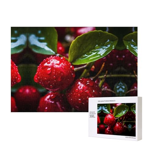 Phayah Post-Harvest Obst-Puzzle, 300 Teile, für Puzzle, Holzpuzzle für Familie, Freunde, Heimdekoration, Wandkunst, 39 x 27 cm von PHAYAH