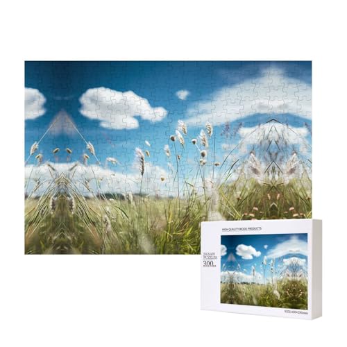 Phayah Prärie-Blumen-Puzzle, 300 Teile, für Puzzle, Holzpuzzle für Familie, Freunde, Heimdekoration, Wandkunst, 39 x 28 cm Phayah Prärie-Blumen-Puzzle, 300 Teile, für Puzzle, Holzpuzzle für Familie, Freunde, Heimdekoration, Wandkunst, 39 x 28 cm von PHAYAH