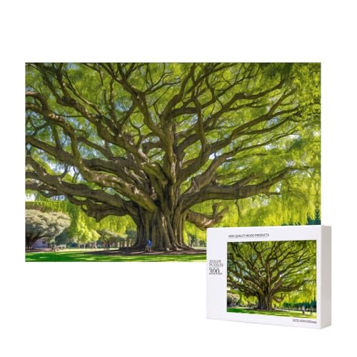 Phayah Primitives Baummuster-Puzzle, einzigartiges Puzzle, Wandkunst-Bild für Heimdekoration, 300 Stück von PHAYAH