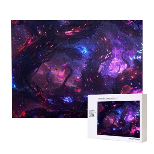 Phayah Purple Tree Puzzle für Erwachsene, 500 Teile, Heimdekoration, Geburtstagsparty für Männer und Frauen, 50 x 38 cm Phayah Purple Tree Puzzle für Erwachsene, 500 Teile, Heimdekoration, Geburtstagsparty für Männer und Frauen, 50 x 38 cm von PHAYAH
