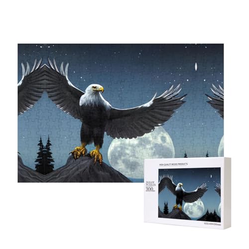 Phayah Puzzle "Adler unter den Sternen" für Erwachsene, 300 Teile, Heimdekoration, Geburtstagsparty für Männer und Frauen, 15,7 x 27,9 cm Phayah Puzzle "Adler unter den Sternen" für Erwachsene, 300 Teile, Heimdekoration, Geburtstagsparty für Männer und Frauen, 15,7 x 27,9 cm von PHAYAH