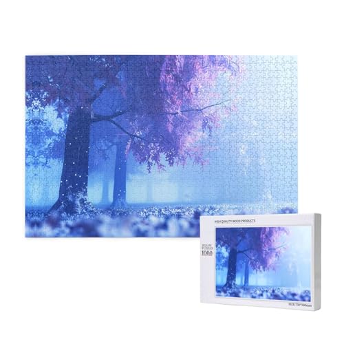 Phayah Puzzle "Baum nach Regen", für Erwachsene, 1000 Teile, Heimdekoration, Geburtstagsparty für Männer und Frauen, 29,5 x 50 cm Phayah Puzzle "Baum nach Regen", für Erwachsene, 1000 Teile, Heimdekoration, Geburtstagsparty für Männer und Frauen, 29,5 x 50 cm von PHAYAH