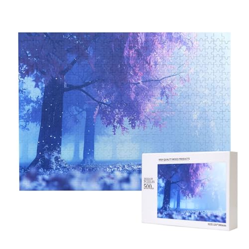 Phayah Puzzle "Baum nach Regen", für Erwachsene, 500 Teile, Heimdekoration, Geburtstagsparty, für Männer und Frauen, 20,4 x 38,1 cm Phayah Puzzle "Baum nach Regen", für Erwachsene, 500 Teile, Heimdekoration, Geburtstagsparty, für Männer und Frauen, 20,4 x 38,1 cm von PHAYAH