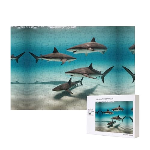 Phayah Puzzle Fisch in der Tiefsee, 300 Teile, Holzpuzzle für Familie, Freunde, Heimdekoration, Wandkunst, 15,7 x 27,9 cm Phayah Puzzle Fisch in der Tiefsee, 300 Teile, Holzpuzzle für Familie, Freunde, Heimdekoration, Wandkunst, 15,7 x 27,9 cm von PHAYAH