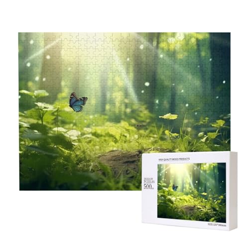 Phayah Puzzle "Schmetterling im Sonnenlicht" für Erwachsene, 500 Teile, Heimdekoration, Geburtstagsparty für Männer und Frauen, 20,4 x 38,1 cm Phayah Puzzle "Schmetterling im Sonnenlicht" für Erwachsene, 500 Teile, Heimdekoration, Geburtstagsparty für Männer und Frauen, 20,4 x 38,1 cm von PHAYAH