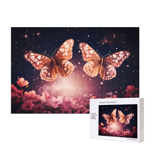 Phayah Puzzle Schmetterling mit Flügeln, einzigartiges Puzzle, Wandkunst, Bild für Heimdekoration, 300 Stück von PHAYAH