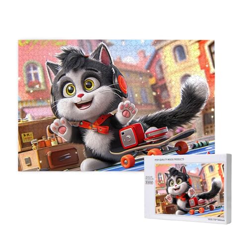 Phayah Puzzle für Erwachsene, 1000 Teile, Heimdekoration, Geburtstagsparty für Männer und Frauen, 75 x 50 cm Phayah Puzzle für Erwachsene, 1000 Teile, Heimdekoration, Geburtstagsparty für Männer und Frauen, 75 x 50 cm von PHAYAH