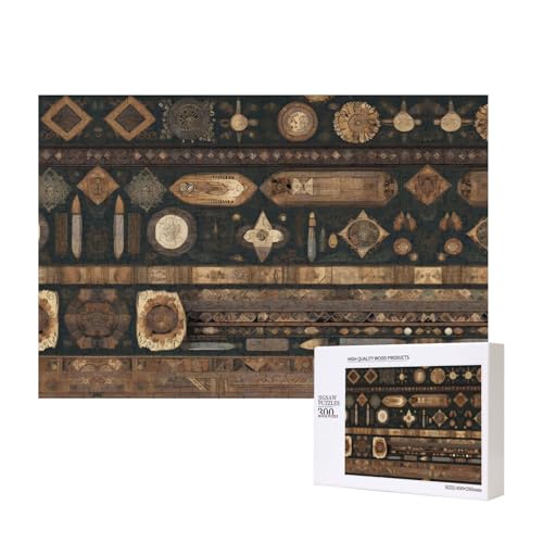 Phayah Puzzle im böhmischen Stil für Erwachsene, 300 Teile, Heimdekoration, Geburtstagsparty für Männer und Frauen, 40 x 27,9 cm von PHAYAH