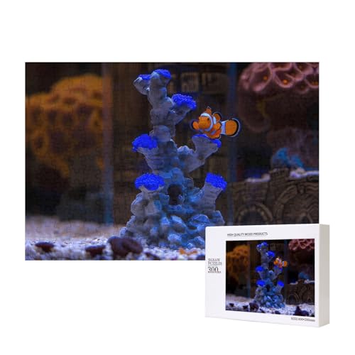 Phayah Puzzle mit Clownfisch von The Reef, einzigartiges Puzzle, Wandkunst, Bild für Heimdekoration, 300 Stück von PHAYAH