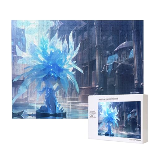Phayah Puzzle mit Eisskulptur, Lilie, für Erwachsene, 500 Teile, Heimdekoration, Geburtstagsparty für Männer und Frauen, 50 x 38 cm Phayah Puzzle mit Eisskulptur, Lilie, für Erwachsene, 500 Teile, Heimdekoration, Geburtstagsparty für Männer und Frauen, 50 x 38 cm von PHAYAH