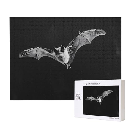 Phayah Puzzle mit Fledermäusen im Himmel, für Erwachsene, 500 Teile, Heimdekoration, Geburtstagsparty, für Männer und Frauen, 20,4 x 38,1 cm Phayah Puzzle mit Fledermäusen im Himmel, für Erwachsene, 500 Teile, Heimdekoration, Geburtstagsparty, für Männer und Frauen, 20,4 x 38,1 cm von PHAYAH