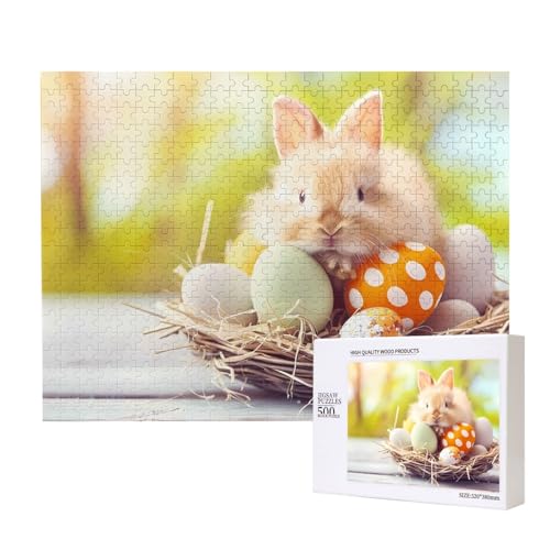 Phayah Puzzle mit Haseneiern für Erwachsene, 500 Teile, Heimdekoration, Geburtstagsparty, für Männer und Frauen, 20,4 x 38,1 cm Phayah Puzzle mit Haseneiern für Erwachsene, 500 Teile, Heimdekoration, Geburtstagsparty, für Männer und Frauen, 20,4 x 38,1 cm von PHAYAH