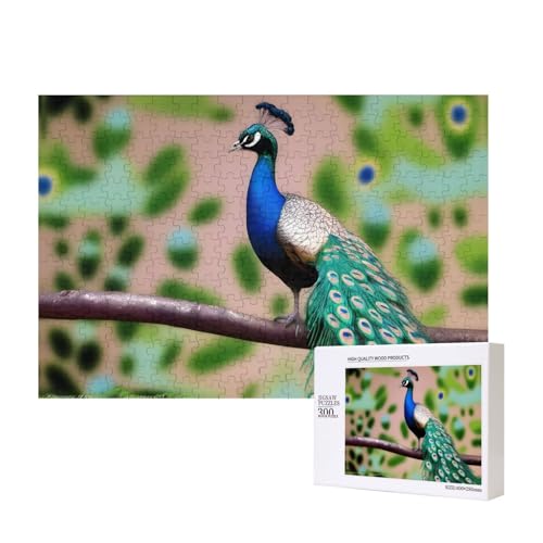 Phayah Puzzle mit Vögeln, Pfau, für Erwachsene, 300 Teile, Heimdekoration, Geburtstagsparty, für Männer und Frauen, 40 x 27,9 cm von PHAYAH