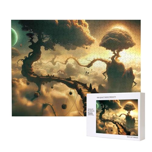 Phayah Puzzle mit antiken Baumbrücken, für Erwachsene, 500 Teile, Heimdekoration, Geburtstagsparty, für Männer und Frauen, 20,4 x 38,1 cm Phayah Puzzle mit antiken Baumbrücken, für Erwachsene, 500 Teile, Heimdekoration, Geburtstagsparty, für Männer und Frauen, 20,4 x 38,1 cm von PHAYAH