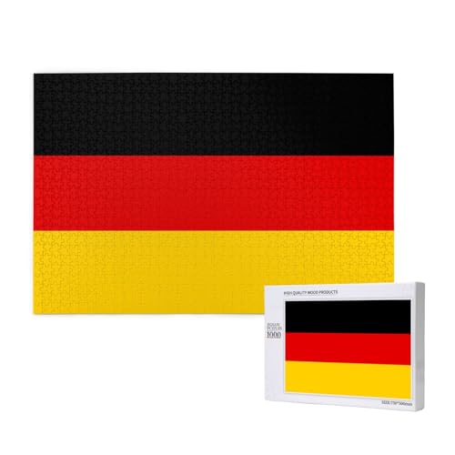 Phayah Puzzle mit deutscher Flagge, 1000 Teile, Heimdekoration, Geburtstagsparty für Männer und Frauen, 29,5 x 50 cm von PHAYAH
