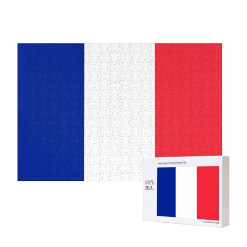 Phayah Puzzle mit französischer Flagge, 300 Teile, Heimdekoration, Geburtstagsparty für Männer und Frauen, 40 x 27,9 cm von PHAYAH