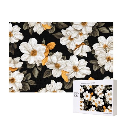 Phayah Puzzle mit gelbem Hintergrund, Blumen, für Erwachsene, 300 Teile, Heimdekoration, Geburtstagsparty, für Männer und Frauen, 15,7 x 27,9 cm Phayah Puzzle mit gelbem Hintergrund, Blumen, für Erwachsene, 300 Teile, Heimdekoration, Geburtstagsparty, für Männer und Frauen, 15,7 x 27,9 cm von PHAYAH