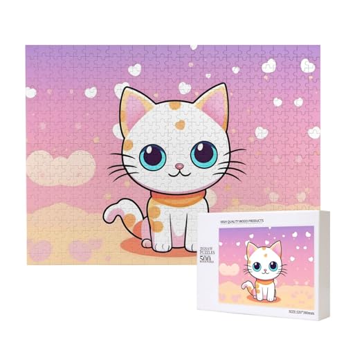 Phayah Puzzle mit großen Augen für Erwachsene, 500 Teile, Heimdekoration, Geburtstagsparty für Männer und Frauen, 20,4 x 38,1 cm Phayah Puzzle mit großen Augen für Erwachsene, 500 Teile, Heimdekoration, Geburtstagsparty für Männer und Frauen, 20,4 x 38,1 cm von PHAYAH