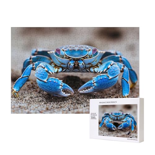 Phayah Puzzle mit großen grünen Krabben, für Erwachsene, 300 Teile, Heimdekoration, Geburtstagsparty, für Männer und Frauen, 15,7 x 27,9 cm Phayah Puzzle mit großen grünen Krabben, für Erwachsene, 300 Teile, Heimdekoration, Geburtstagsparty, für Männer und Frauen, 15,7 x 27,9 cm von PHAYAH