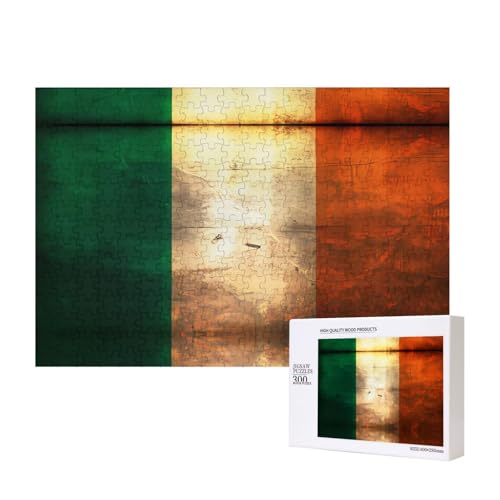 Phayah Puzzle mit irischer Flagge, 300 Teile, Heimdekoration, Geburtstagsparty für Männer und Frauen, 40 x 27,9 cm von PHAYAH