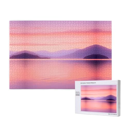 Phayah Quiet Lake Puzzles 1000 Teile für Puzzle, Holzpuzzle für Familie, Freunde, Heimdekoration, Wandkunst, 75 x 50 cm Phayah Quiet Lake Puzzles 1000 Teile für Puzzle, Holzpuzzle für Familie, Freunde, Heimdekoration, Wandkunst, 75 x 50 cm von PHAYAH