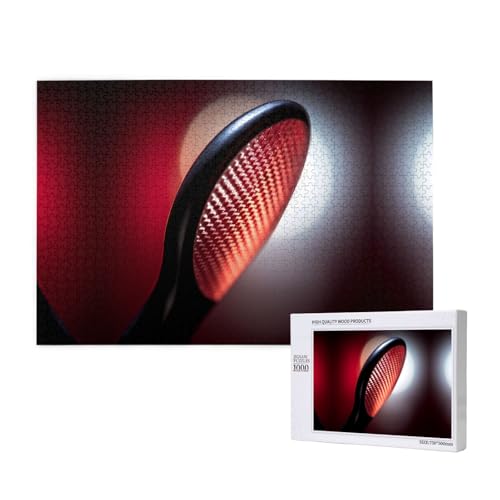 Phayah Rackets Puzzles 1000 Teile für Puzzle, Holzpuzzle für Familie, Freunde, Heimdekoration, Wandkunst, 75 x 50 cm von PHAYAH
