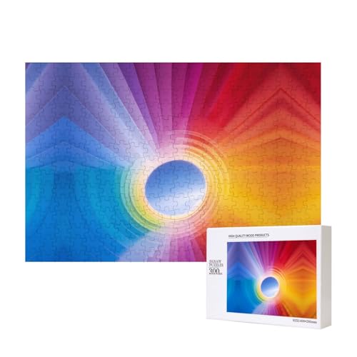 Phayah Regenbogen-Puzzle, 300 Teile, für Puzzle, Holzpuzzle für Familie, Freunde, Heimdekoration, Wandkunst, 39 x 27 cm Phayah Regenbogen-Puzzle, 300 Teile, für Puzzle, Holzpuzzle für Familie, Freunde, Heimdekoration, Wandkunst, 39 x 27 cm von PHAYAH
