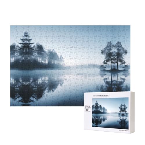 Phayah Regenwald-Puzzle, 300 Teile, für Puzzle, Holzpuzzle für Familie, Freunde, Heimdekoration, Wandkunst, 39 x 27 cm von PHAYAH