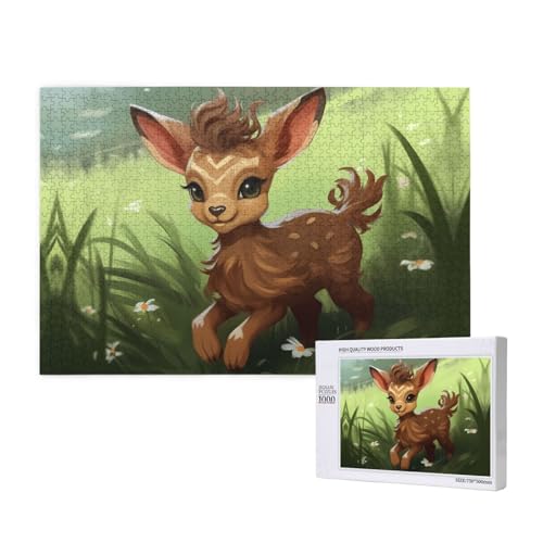Phayah Rehkitz Puzzles für Erwachsene 1000 Teile Kinder Intelligenz Entwicklung Spielzeug 29,5 X 19,7 Phayah Rehkitz Puzzles für Erwachsene 1000 Teile Kinder Intelligenz Entwicklung Spielzeug 29,5 X 19,7 von PHAYAH