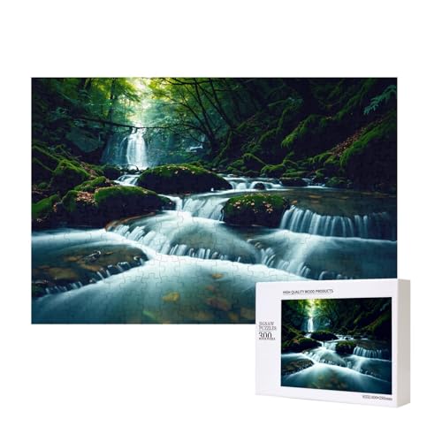 Phayah River In The Forest Puzzles 300 Teile für Puzzle, Holzpuzzle für Familie, Freunde, Heimdekoration, Wandkunst, 39,9 x 27,9 cm Phayah River In The Forest Puzzles 300 Teile für Puzzle, Holzpuzzle für Familie, Freunde, Heimdekoration, Wandkunst, 39,9 x 27,9 cm von PHAYAH