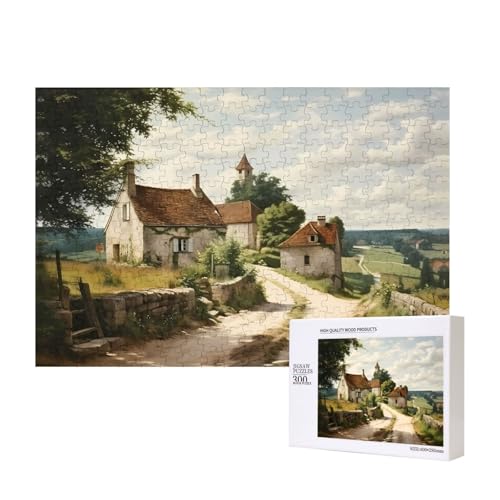 Phayah Romance In The Countryside Puzzles 300 Teile für Puzzle, Holzpuzzle für Familie und Freunde, Heimdekoration, Wandkunst, 40 x 27 cm Phayah Romance In The Countryside Puzzles 300 Teile für Puzzle, Holzpuzzle für Familie und Freunde, Heimdekoration, Wandkunst, 40 x 27 cm von PHAYAH