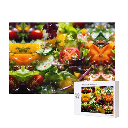 Phayah Salat-Puzzle, 300 Teile, für Puzzle, Holzpuzzle für Familie, Freunde, Heimdekoration, Wandkunst, 39 x 27 cm Phayah Salat-Puzzle, 300 Teile, für Puzzle, Holzpuzzle für Familie, Freunde, Heimdekoration, Wandkunst, 39 x 27 cm von PHAYAH