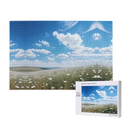 Phayah Savannah Puzzles 1000 Teile für Puzzle, Holzpuzzle für Familie, Freunde, Heimdekoration, Wandkunst, 75 x 50 cm von PHAYAH