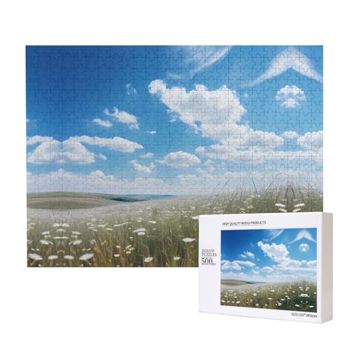 Phayah Savannah Puzzles 500 Teile für Puzzle, Holzpuzzle für Familie, Freunde, Heimdekoration, Wandkunst, 50,4 x 38,1 cm Phayah Savannah Puzzles 500 Teile für Puzzle, Holzpuzzle für Familie, Freunde, Heimdekoration, Wandkunst, 50,4 x 38,1 cm von PHAYAH