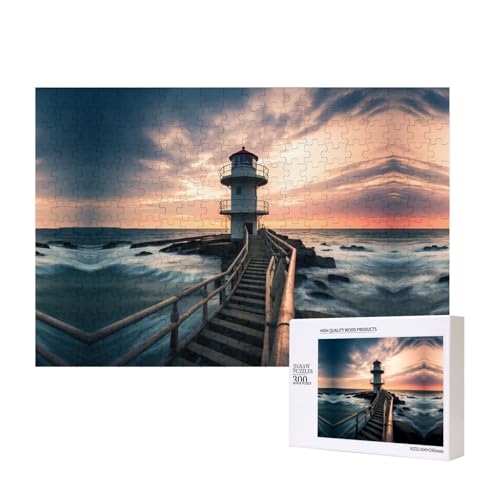 Phayah Schiffsturm-Puzzle, 300 Teile, für Puzzle, Holzpuzzle für Familie, Freunde, Heimdekoration, Wandkunst, 39 x 27 cm Phayah Schiffsturm-Puzzle, 300 Teile, für Puzzle, Holzpuzzle für Familie, Freunde, Heimdekoration, Wandkunst, 39 x 27 cm von PHAYAH
